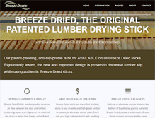 Tablet Screenshot of breezedried.com